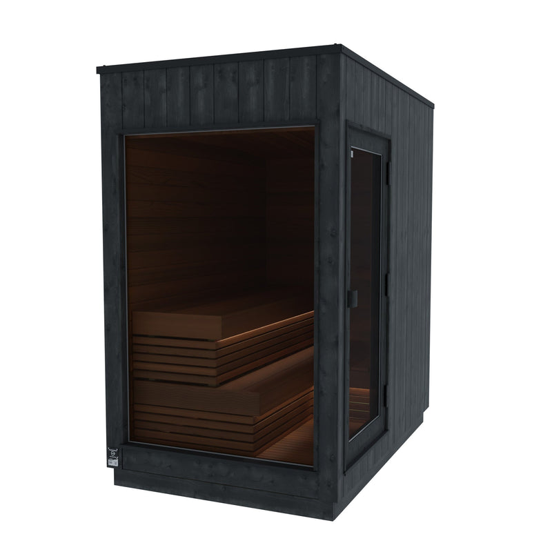 ThermaSol Nordic Misty Fully Assembled Outdoor Sauna Cabin
