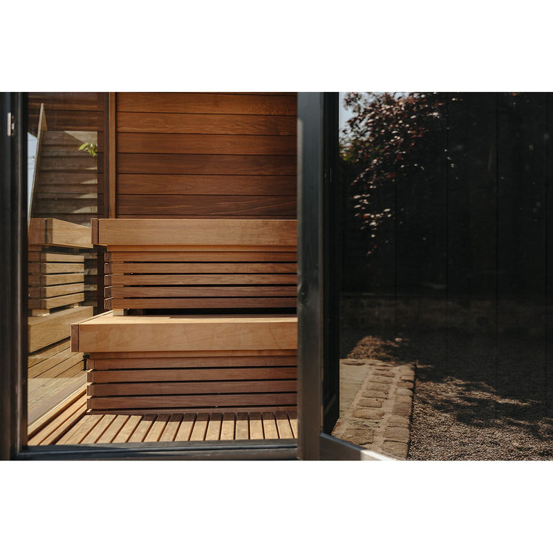 ThermaSol Nordic Misty Fully Assembled Outdoor Sauna Cabin