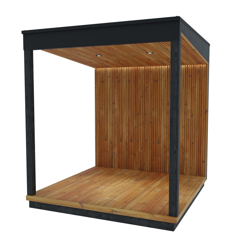 ThermaSol Nordic Misty Terrace Outdoor Terrace for Sauna Cabin