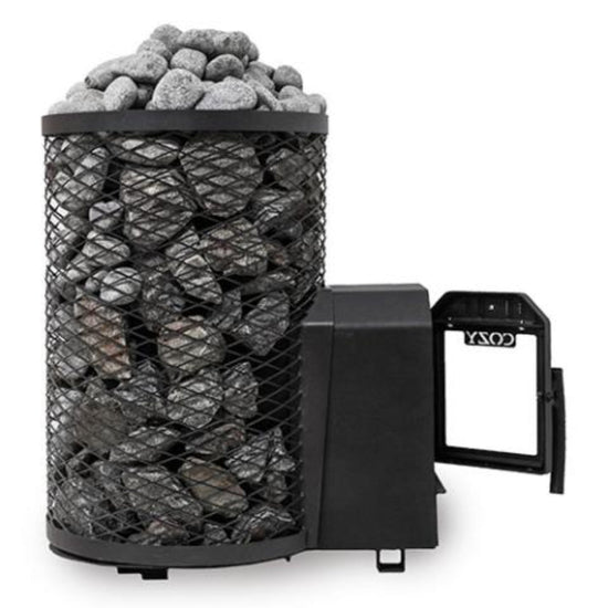 Cozy Heat O Through-Wall Pkg Wood-Burning Sauna Stove Package, Up to 18kW