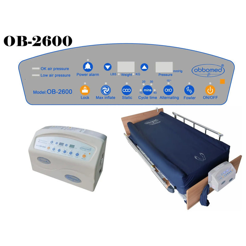 ObboMed OB-2600 Standard Air Mattress – 10” Alternating Self-Rotation