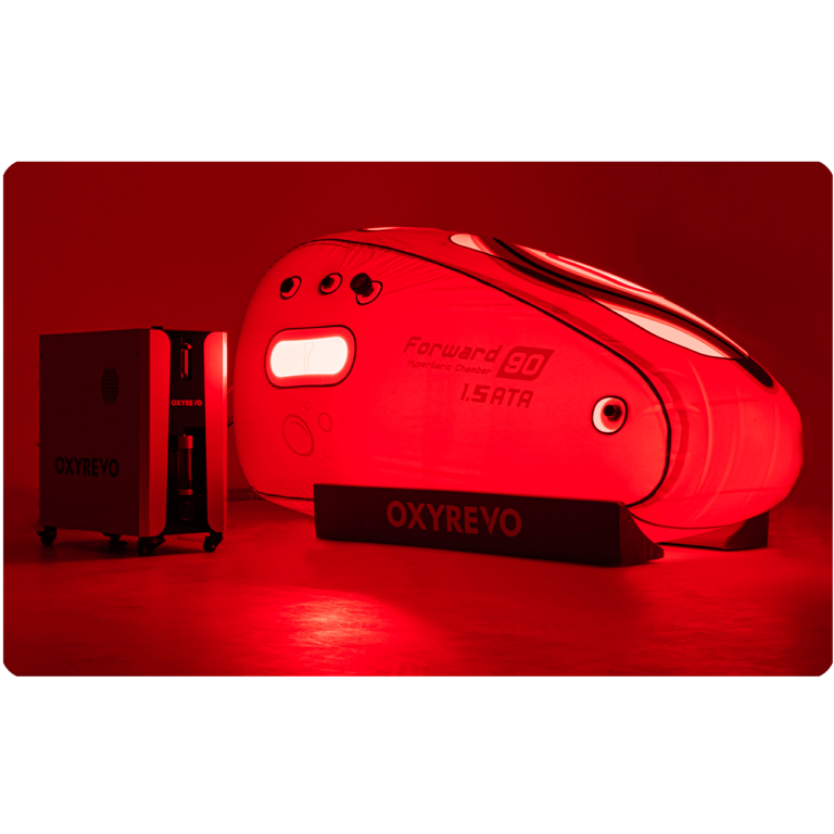 OXYREVO Forward90 1.4 to 1.5 ATA Portable Sitting Hyperbaric Chamber