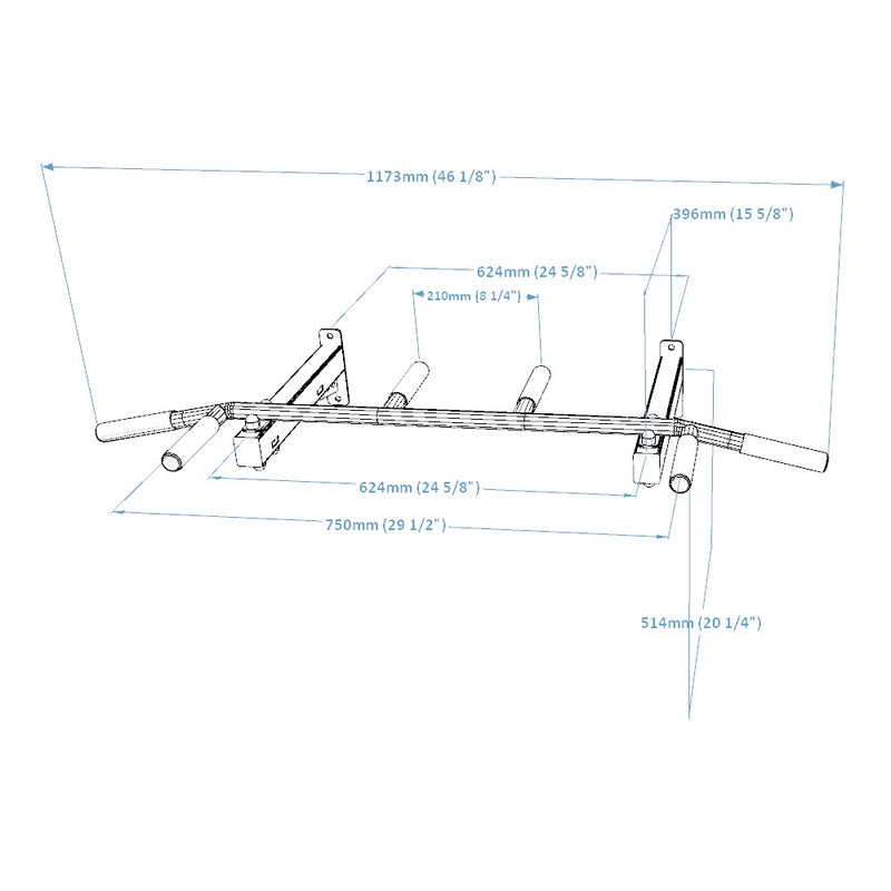 BenchK - Series 2 223 Wall Bars WIth Accessories