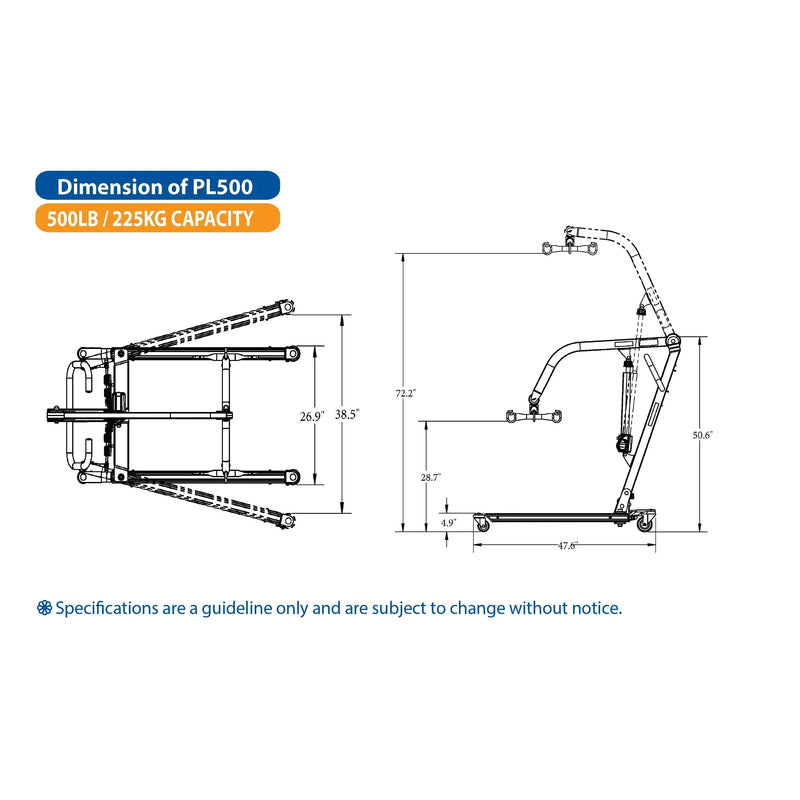 BestCare BESTLIFT ELECTRIC LIFT PL400 PL500 PL600