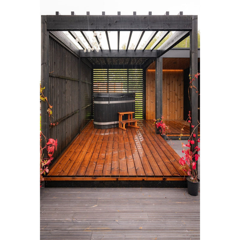 ThermaSol Nordic Misty Pergola Matching Pergola for Nordic Misty Sauna Cabin