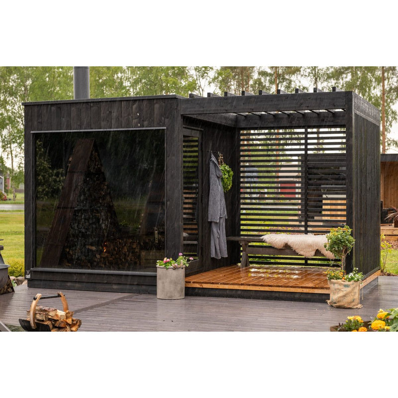 ThermaSol Nordic Misty Pergola Matching Pergola for Nordic Misty Sauna Cabin
