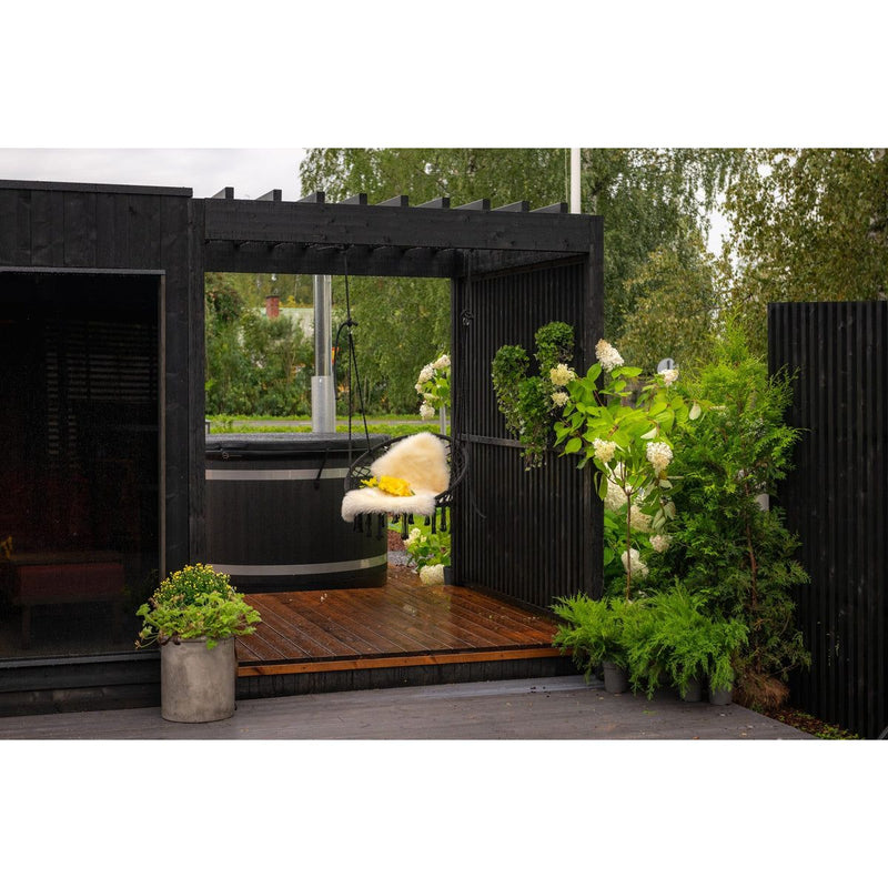 ThermaSol Nordic Misty Pergola Matching Pergola for Nordic Misty Sauna Cabin