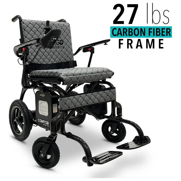 ComfyGo Phoenix Lightweight Carbon Fiber Folding Electric Wheelchair