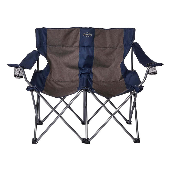 Kamp-Rite Portable 2-Person Double Folding Collapsible Chair for Hyperbaric Oxygen Vertical Chamber (XLT MC4400 & XLT MC4500) inside use.