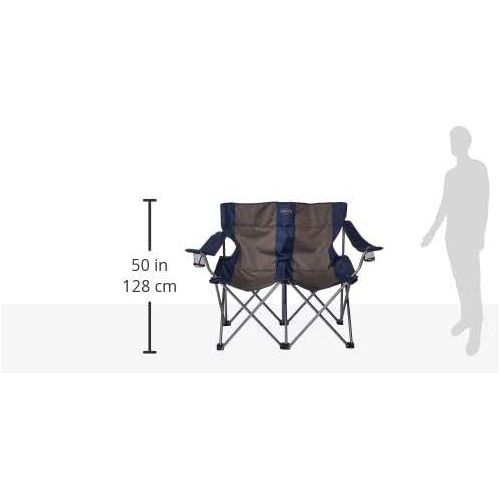 Kamp-Rite Portable 2-Person Double Folding Collapsible Chair for Hyperbaric Oxygen Vertical Chamber (XLT MC4400 & XLT MC4500) inside use.