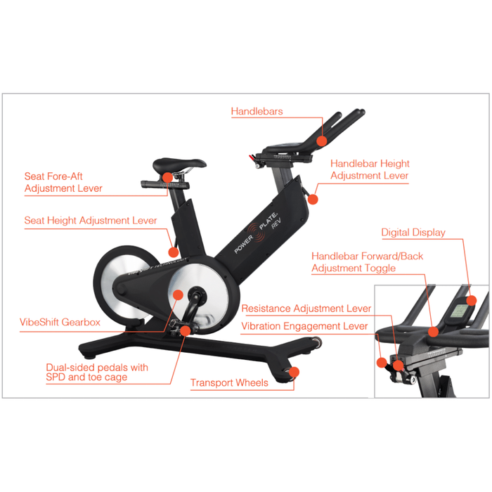 Power Plate REV Indoor Cycling Bike