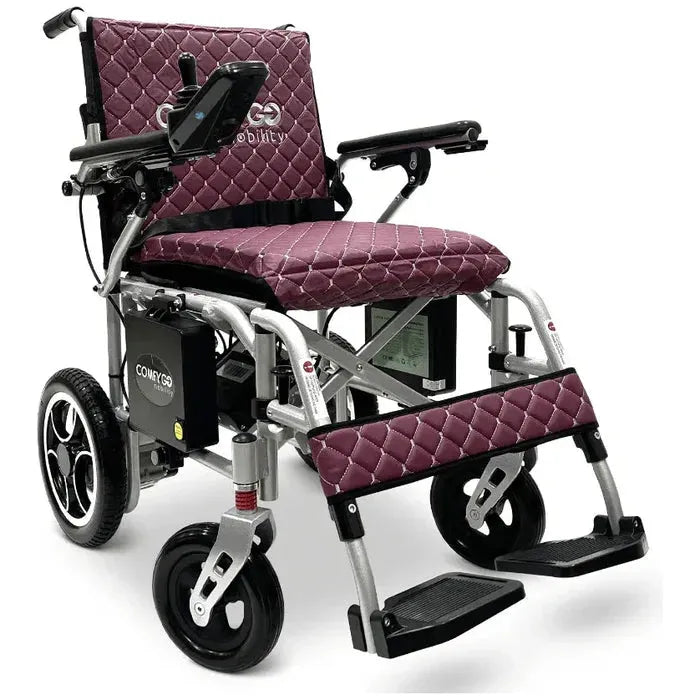 ComfyGO X-7 Lightweight Foldable Electric Wheelchair For Travel