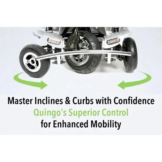 Quingo Flyte Mobility Scooter With MK2 Docking Station