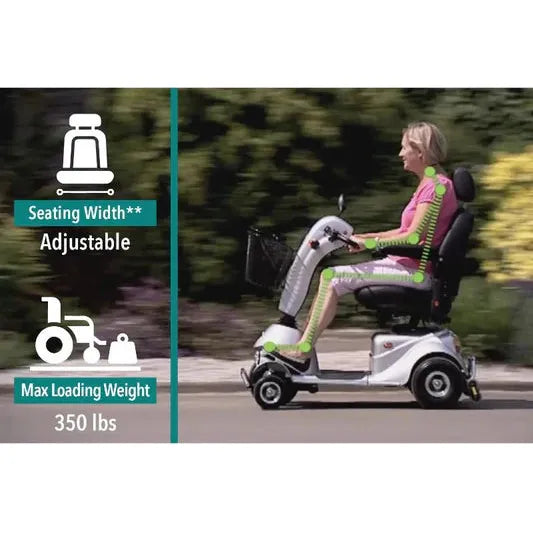 Quingo Flyte Mobility Scooter With MK2 Docking Station