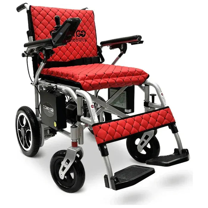 ComfyGO X-7 Lightweight Foldable Electric Wheelchair For Travel