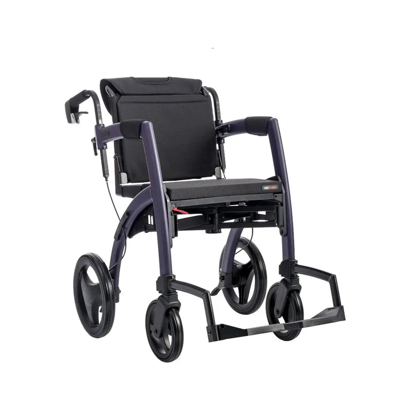 Rollz Motion 2-in-1 Rollator Walker and Wheelchair