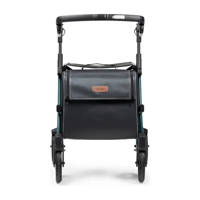Rollz FLEX 2 Lightweight Rollator Walker with XL Storage Bag & Seat