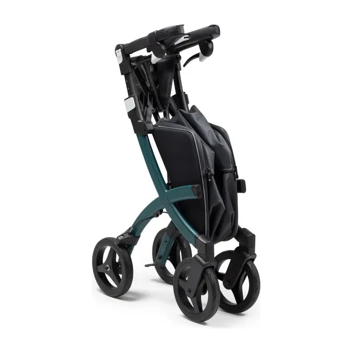 Rollz FLEX 2 Lightweight Rollator Walker with XL Storage Bag & Seat