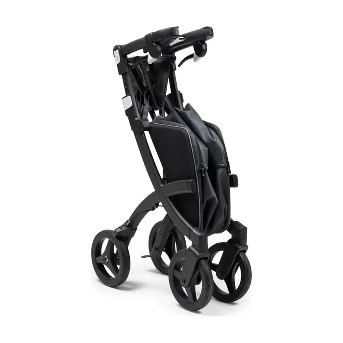 Rollz FLEX 2 Lightweight Rollator Walker with XL Storage Bag & Seat