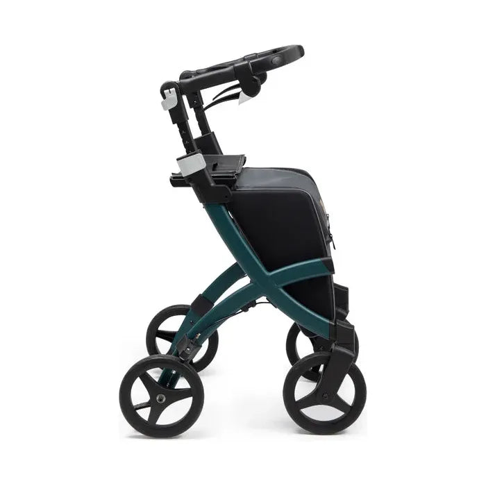 Rollz FLEX 2 Lightweight Rollator Walker with XL Storage Bag & Seat