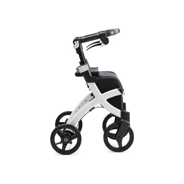 Rollz FLEX 2 Lightweight Rollator Walker with XL Storage Bag & Seat