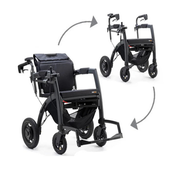 Rollz Motion Electric 3-in-1 Rollator, Transport Chair & Powerchair