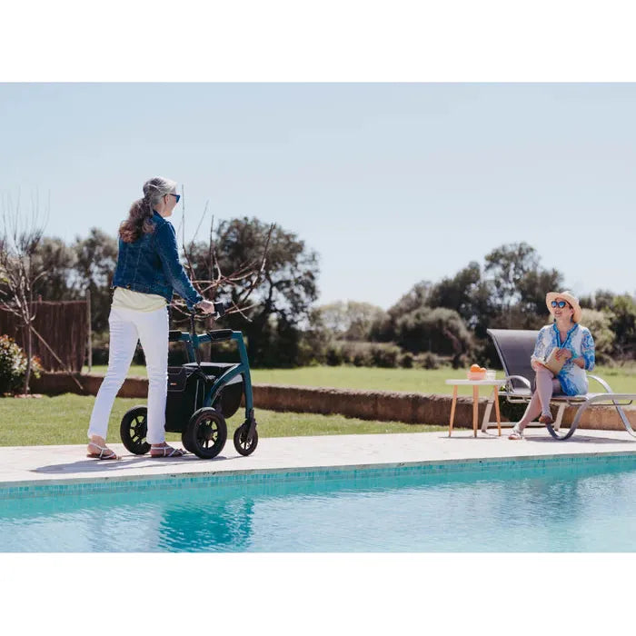 Rollz Motion Performance All-Terrain 2-In-1 Rollator Transport Chair