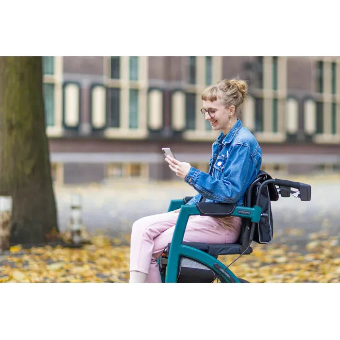 Rollz Motion Performance All-Terrain 2-In-1 Rollator Transport Chair