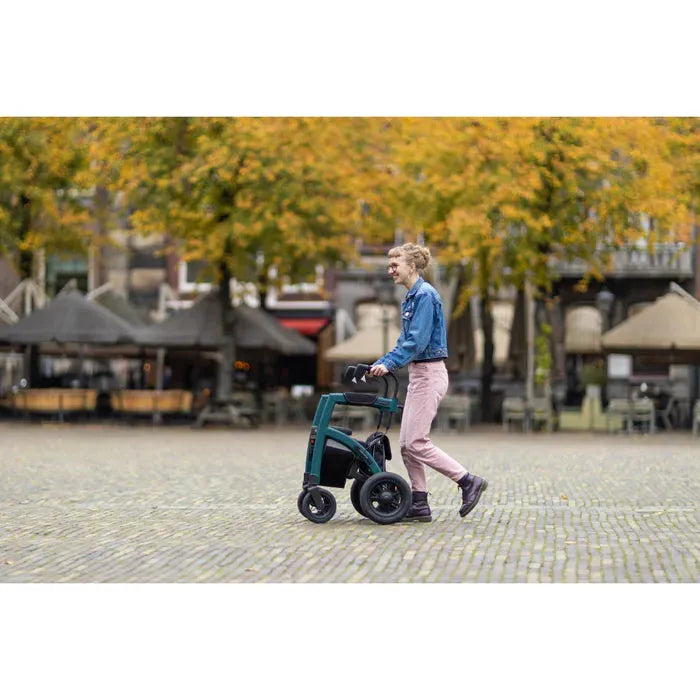 Rollz Motion Performance All-Terrain 2-In-1 Rollator Transport Chair