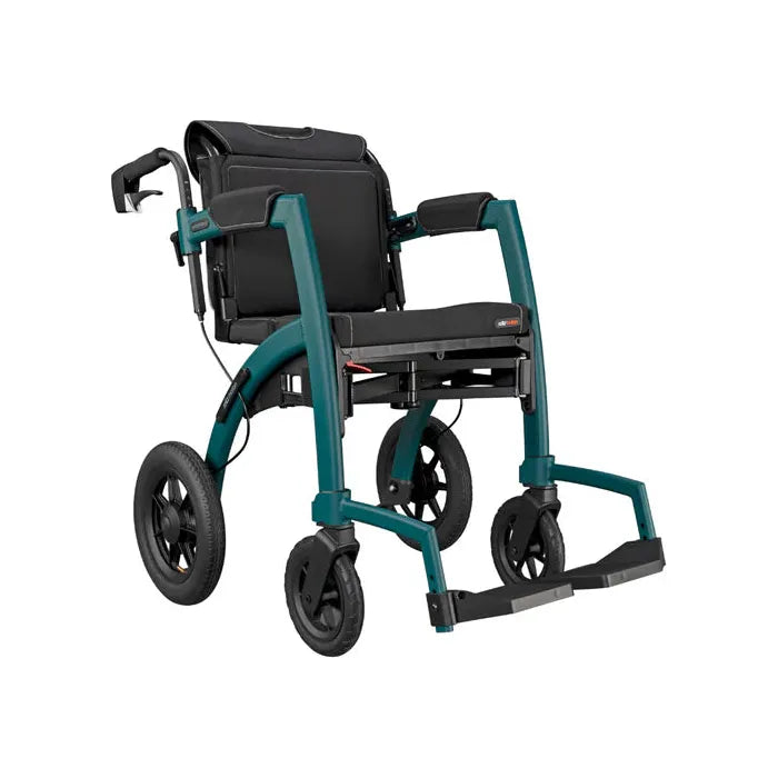 Rollz Motion Performance All-Terrain 2-In-1 Rollator Transport Chair