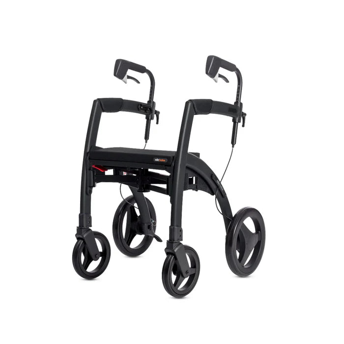 Rollz Motion Rhythm 2-in-1 Parkinson Rollator Transport Chair with 1 Laser Cue