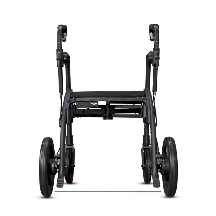 Rollz Motion Rhythm 2-in-1 Parkinson Rollator Transport Chair with 1 Laser Cue