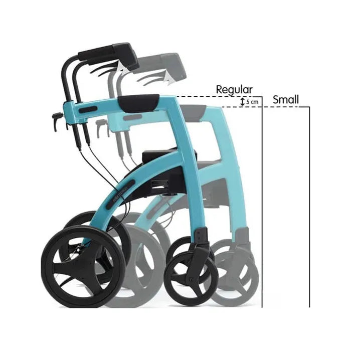 Rollz Motion 2-in-1 Rollator Walker and Wheelchair