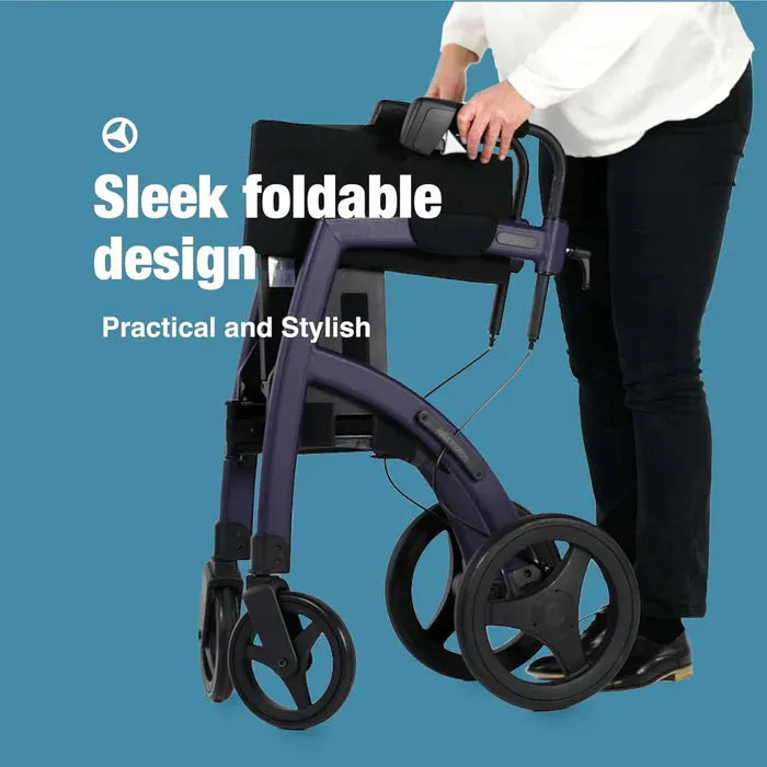Rollz Motion 2-in-1 Rollator Walker and Wheelchair