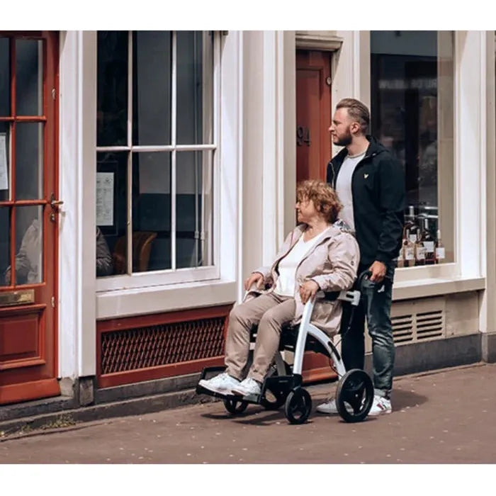 Rollz Motion 2-in-1 Rollator Walker and Wheelchair