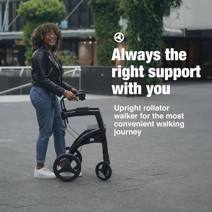 Rollz Motion 2-in-1 Rollator Walker and Wheelchair