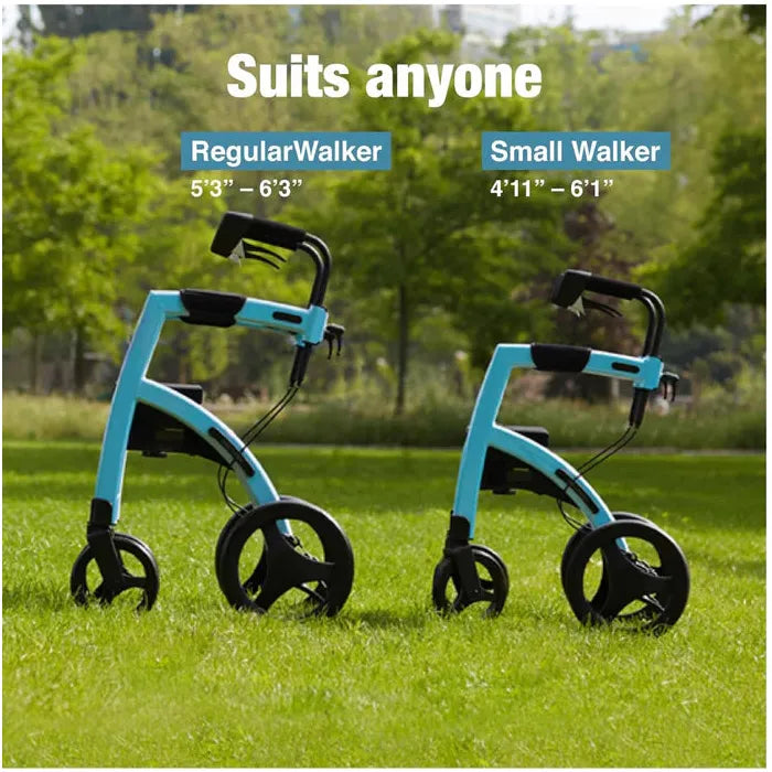 Rollz Motion 2-in-1 Rollator Walker and Wheelchair