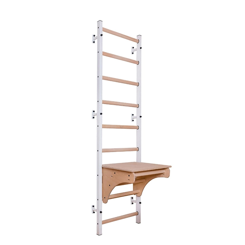 BenchK - Series 7 712 Wall Bars With Adjustable Pull-Up Bar & Bench top