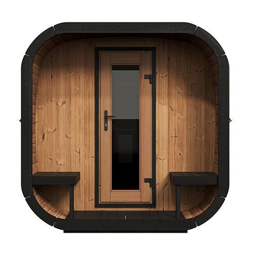 SaunaLife CL12GCP Cube-Series Outdoor Home Sauna Suite Kit