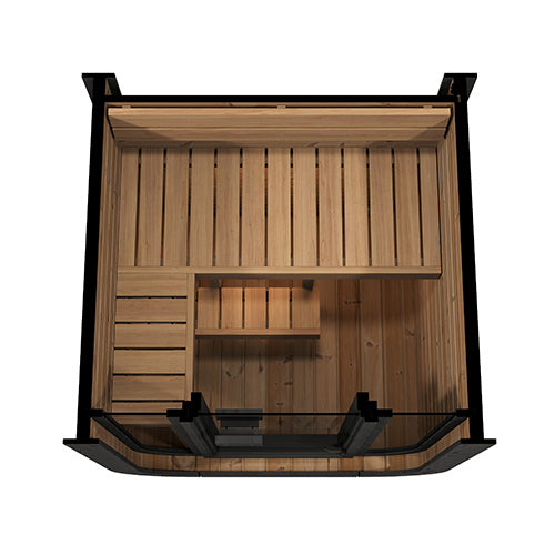 SaunaLife CL3G Cube-Series Outdoor Home Sauna Kit