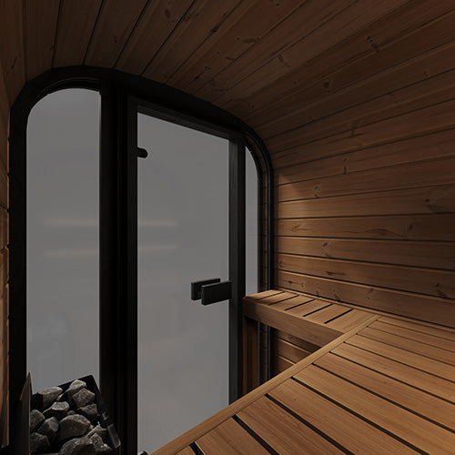 SaunaLife CL3G Cube-Series Outdoor Home Sauna Kit