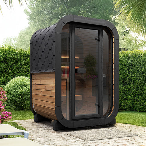 SaunaLife CL3G Cube-Series Outdoor Home Sauna Kit