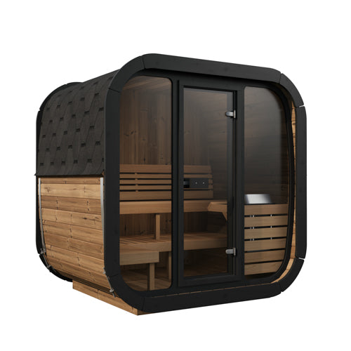 SaunaLife CL5G Cube-Series Outdoor Home Sauna Kit