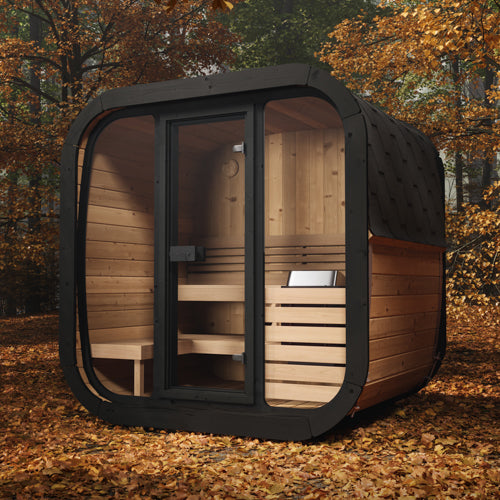 SaunaLife CL5G Cube-Series Outdoor Home Sauna Kit