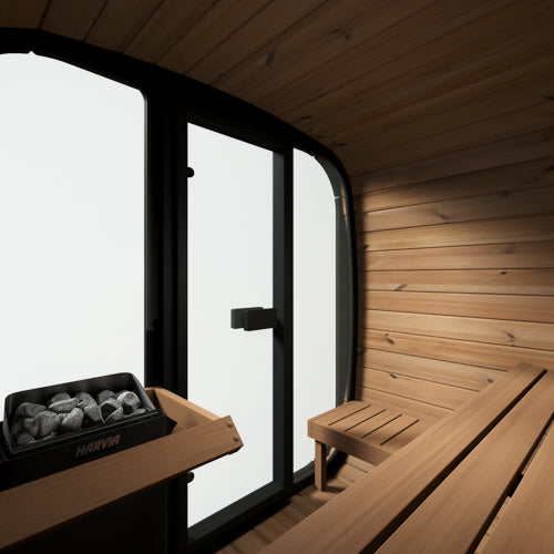 SaunaLife CL5G Cube-Series Outdoor Home Sauna Kit