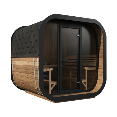 SaunaLife CL7G Cube-Series Outdoor Home Sauna Kit