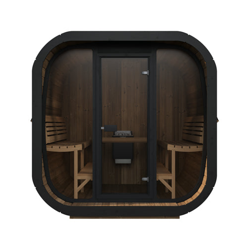 SaunaLife CL7G Cube-Series Outdoor Home Sauna Kit