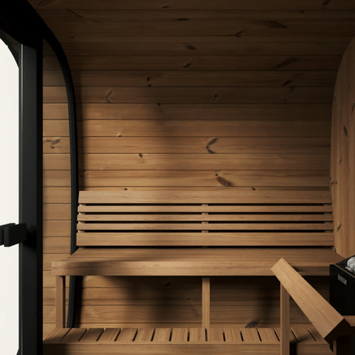 SaunaLife CL7G Cube-Series Outdoor Home Sauna Kit