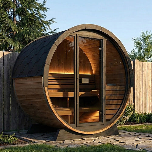 SaunaLife Model EE8G Ergo Elegance Series Sauna Barrel Kit