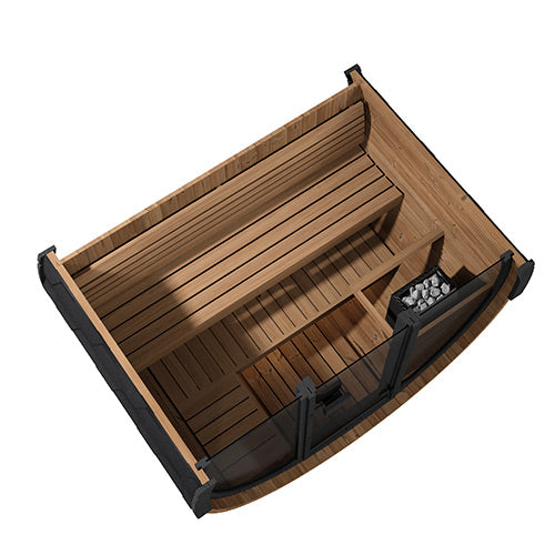 SaunaLife Model EE6G Ergo Elegance Series Sauna Barrel Kit